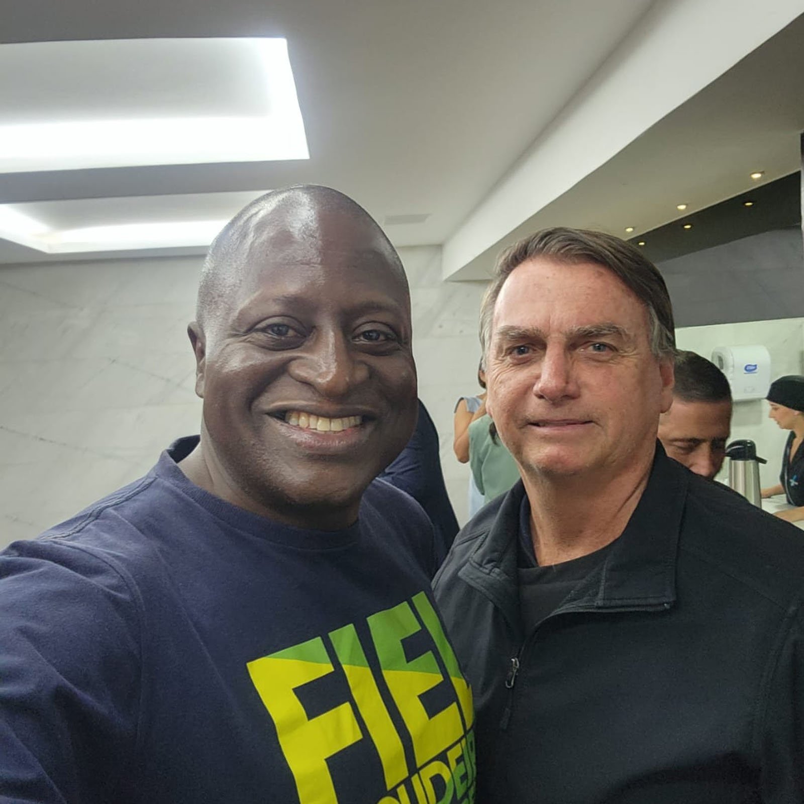 helio lopes reencontra bolsonaro